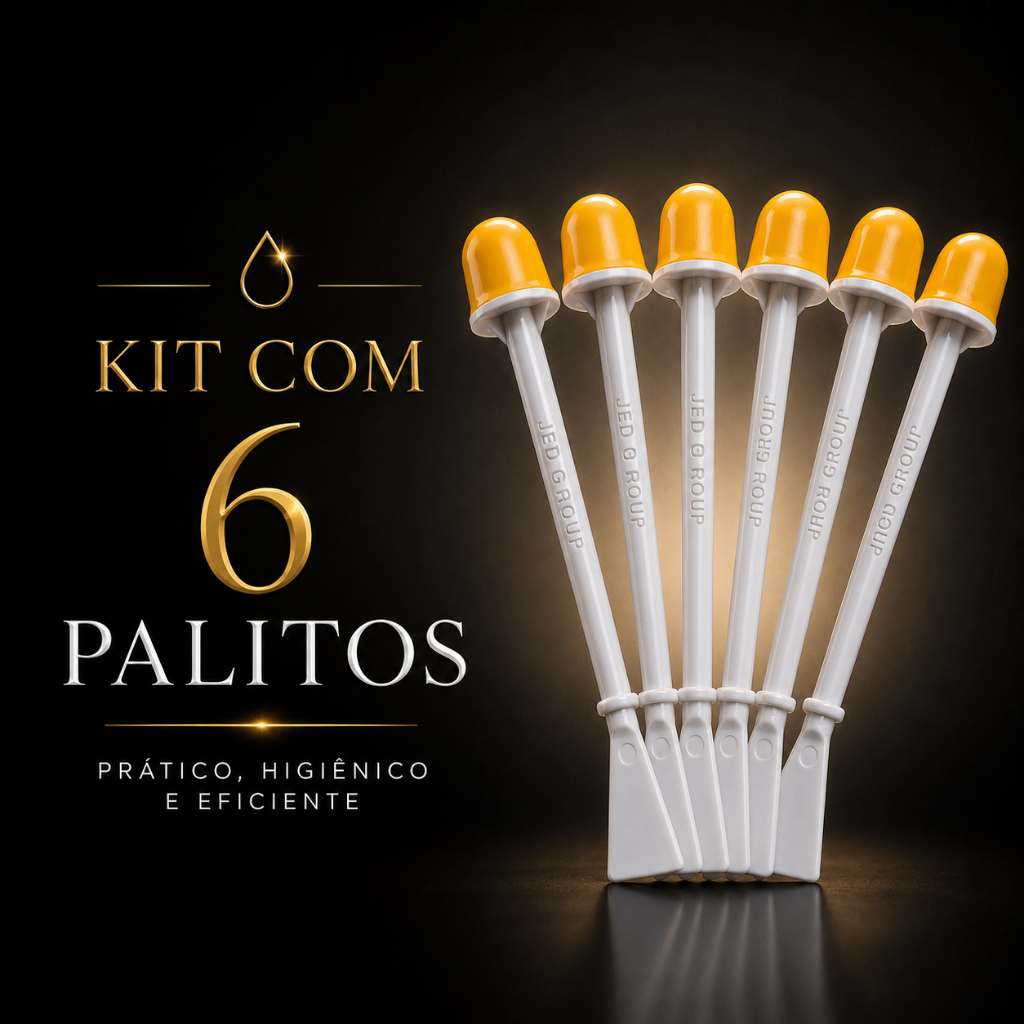 Kit Completo Depilação Nasal E Auricular Com Cera 6 Aplicadores Removedor De Pelos Premium
