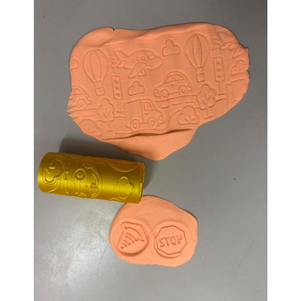 Rolinho de Massinha 3D com Texturas