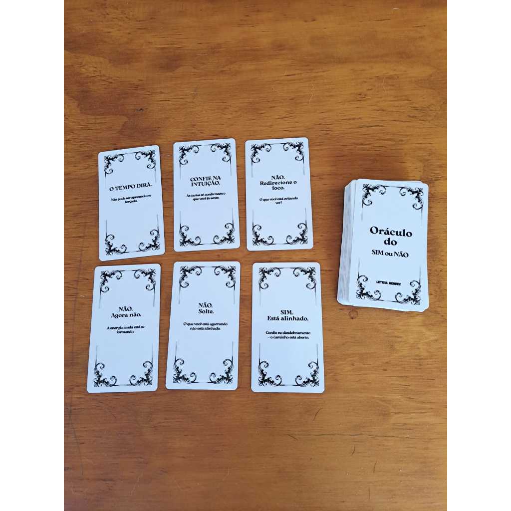 Oráculo do SIM ou NÃO - Pergunte e Descubra na hora - Auto explicativo - Tarot do Sim ou Não