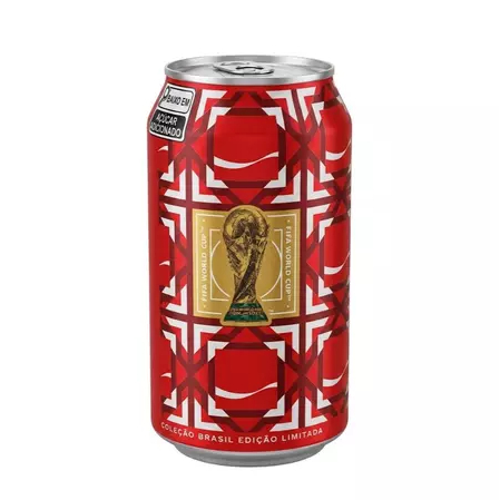 Lata Coca-Cola Copa do Mundo FIFA 2026 Taça da Copa| Original Lacrada e Cheia | Coleção Brasil Edição Limitada
