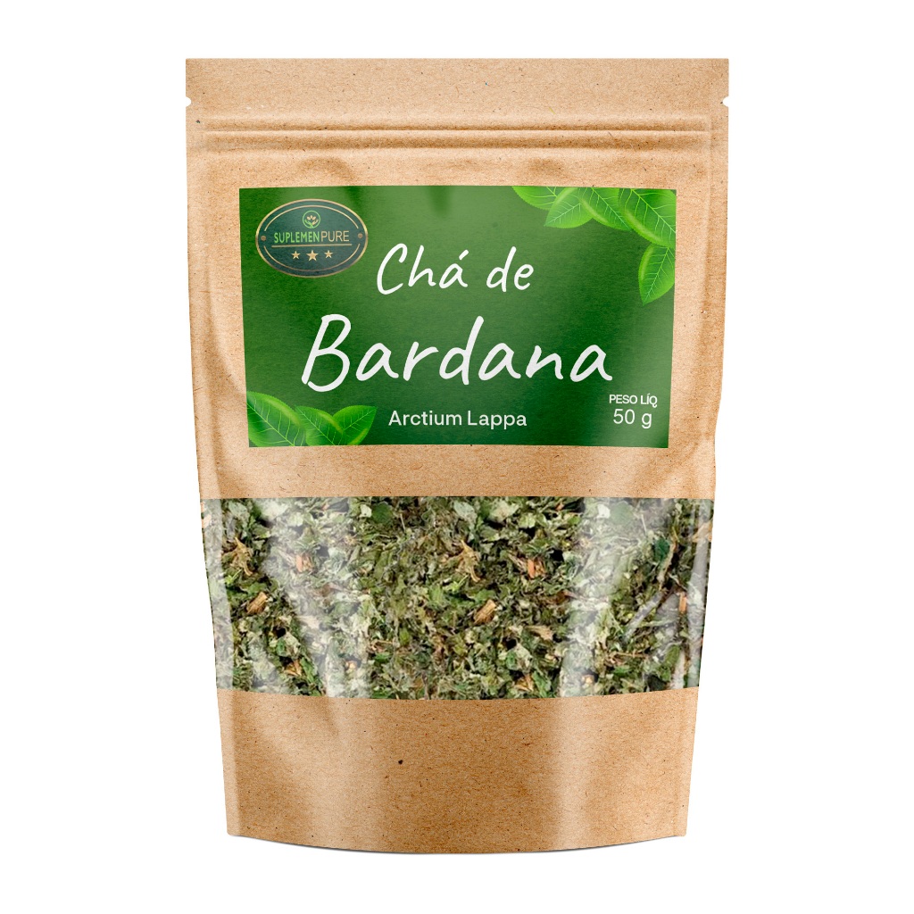 Chá Bardana Erva Natural Pura 50g Envio Imediato Pronta Entrega