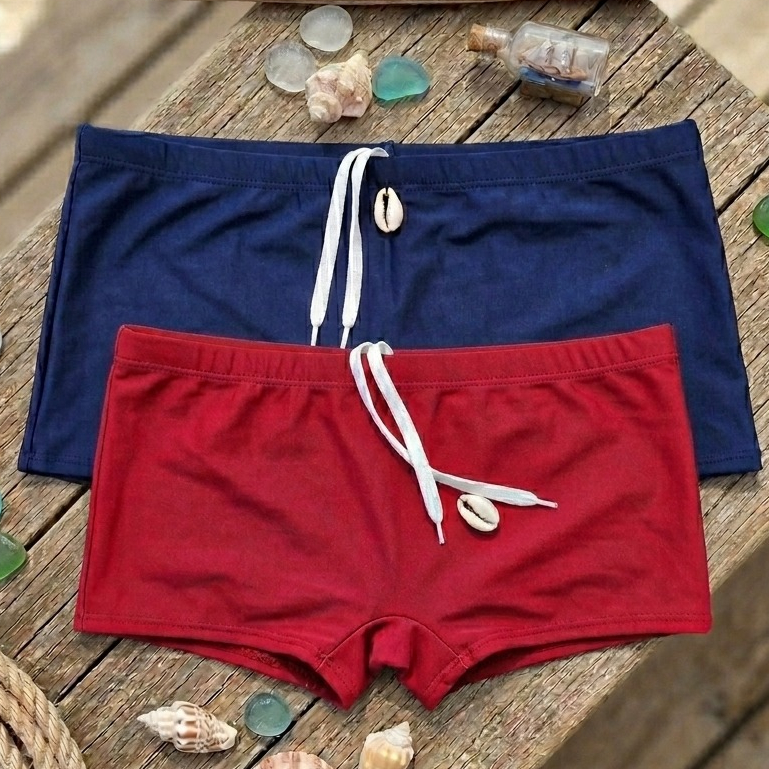 Sunga Masculina forrada modelo boxer com proteção Uv +50