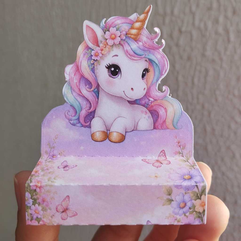 Porta bis duplo personalizado Unicórnio | Lembrancinha Festa Infantil Casamento Formatura ABC