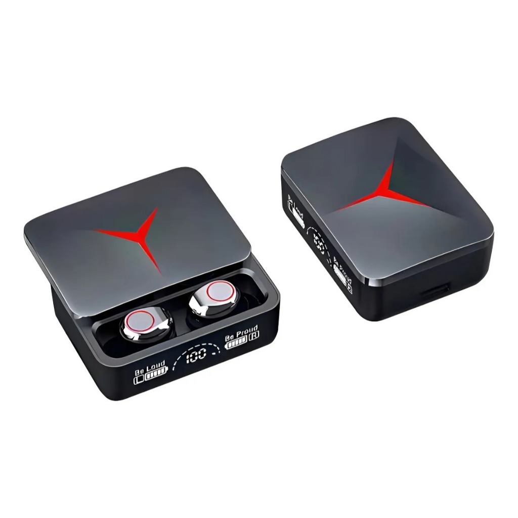 Fones de Ouvido Bluetooth TWS M90 com Bluetooth 5.3 e Design Ergonômico