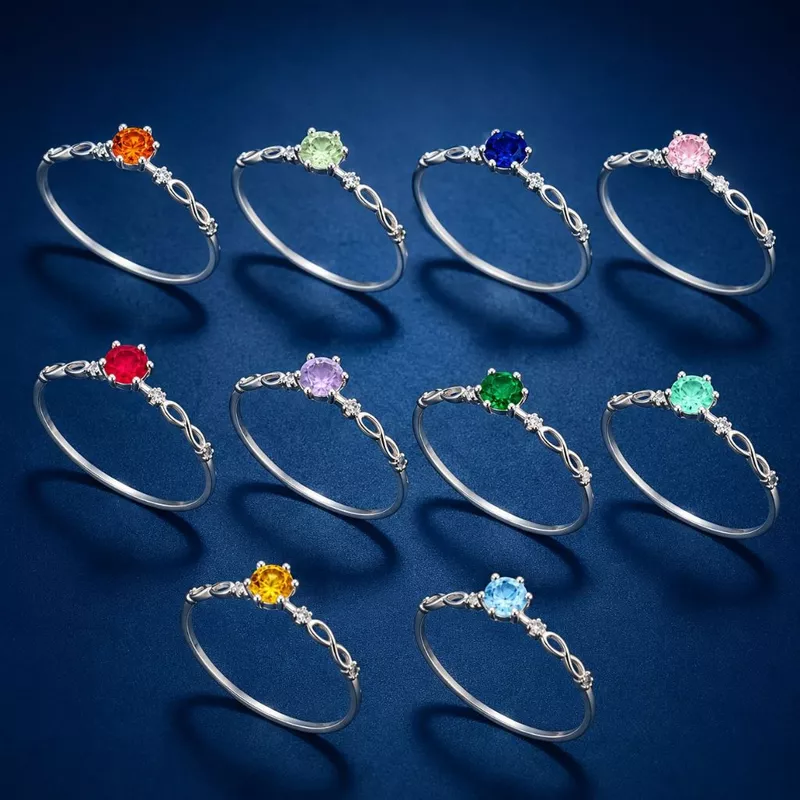 Anel Feminino Princesa Prata 925 Legítima com Pedra Central Brilhante Prata de Verdade Garantia Eterna + Certificado
