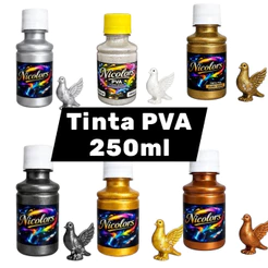 Tinta PVA para Artesanato 250ml – Alta Cobertura e Acabamento Perfeito