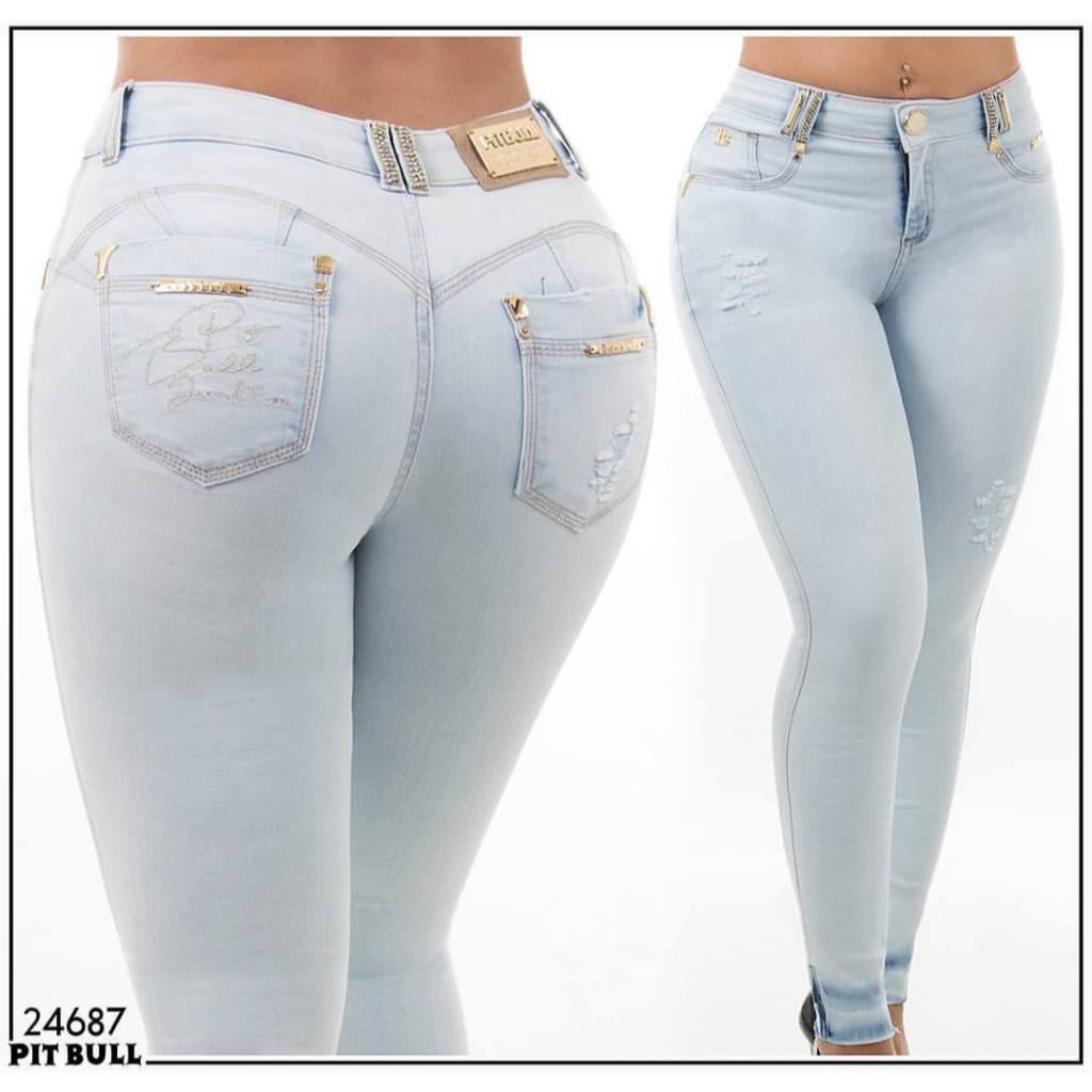 CALÇA CIGARRETE HOT PANTS PIT BULL JEANS ORIGINAL REF 24687