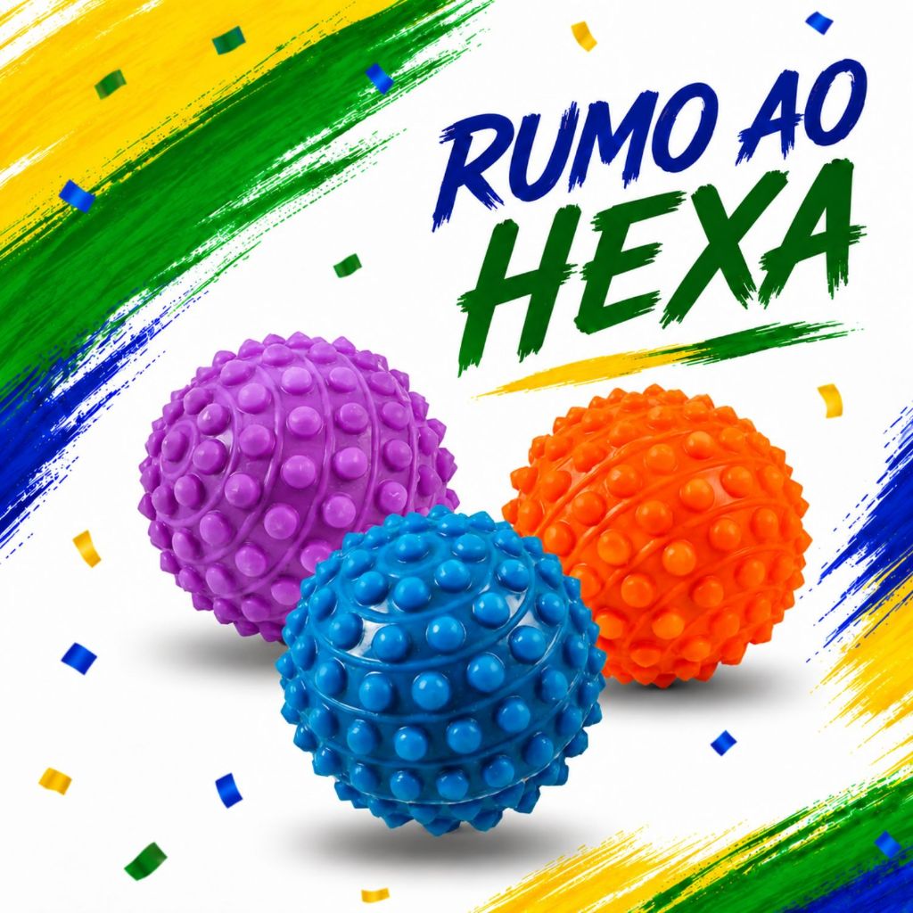 Kit 3 Bolas Massageadoras com Cravos
