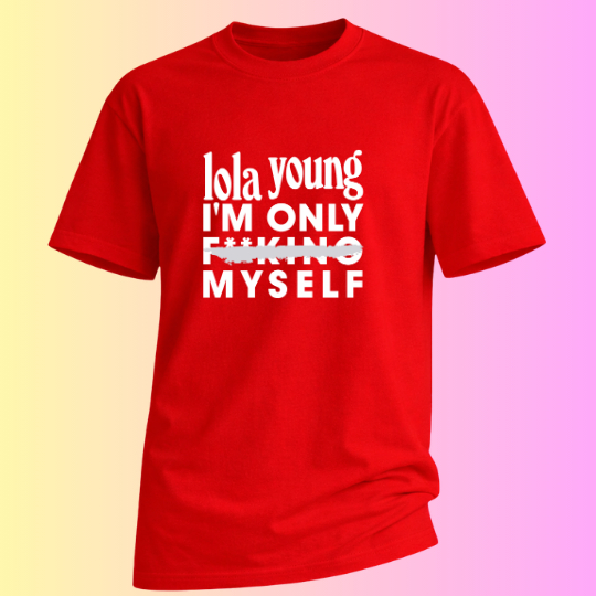 Camiseta Estampada Da Cantora Lola Young Música Internacional Rock In Rio l 100% Algodão Unissex
