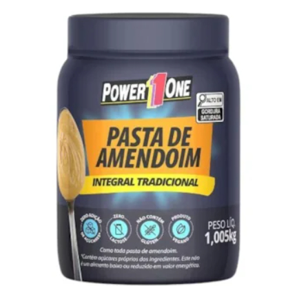 Pasta de Amendoim Integral Tradicional 1kg - Power One