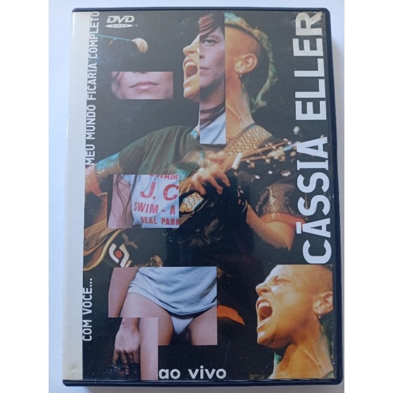 Dvd Show: Cássia Eller "Com você...meu mundo ficaria completo" Ao vivo - USADO
