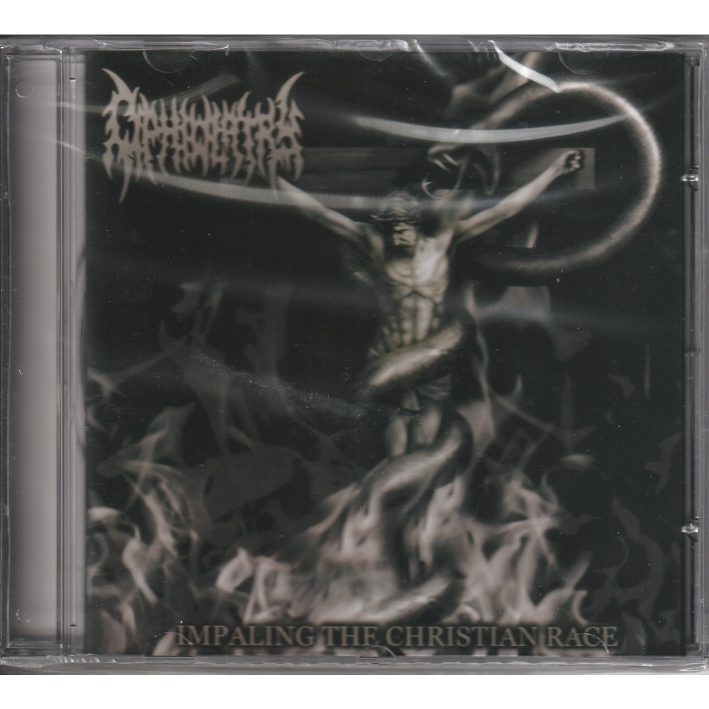 Ophiolatry / Abhorrence ‎- Impaling The Christian Race CD Lacrado krisiun deicide funeratus behemoth headhunter d.c.