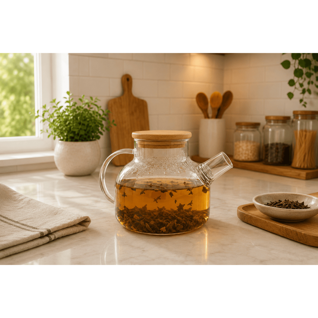 Chaleira com Tampa de Bambu - Casart - 1L