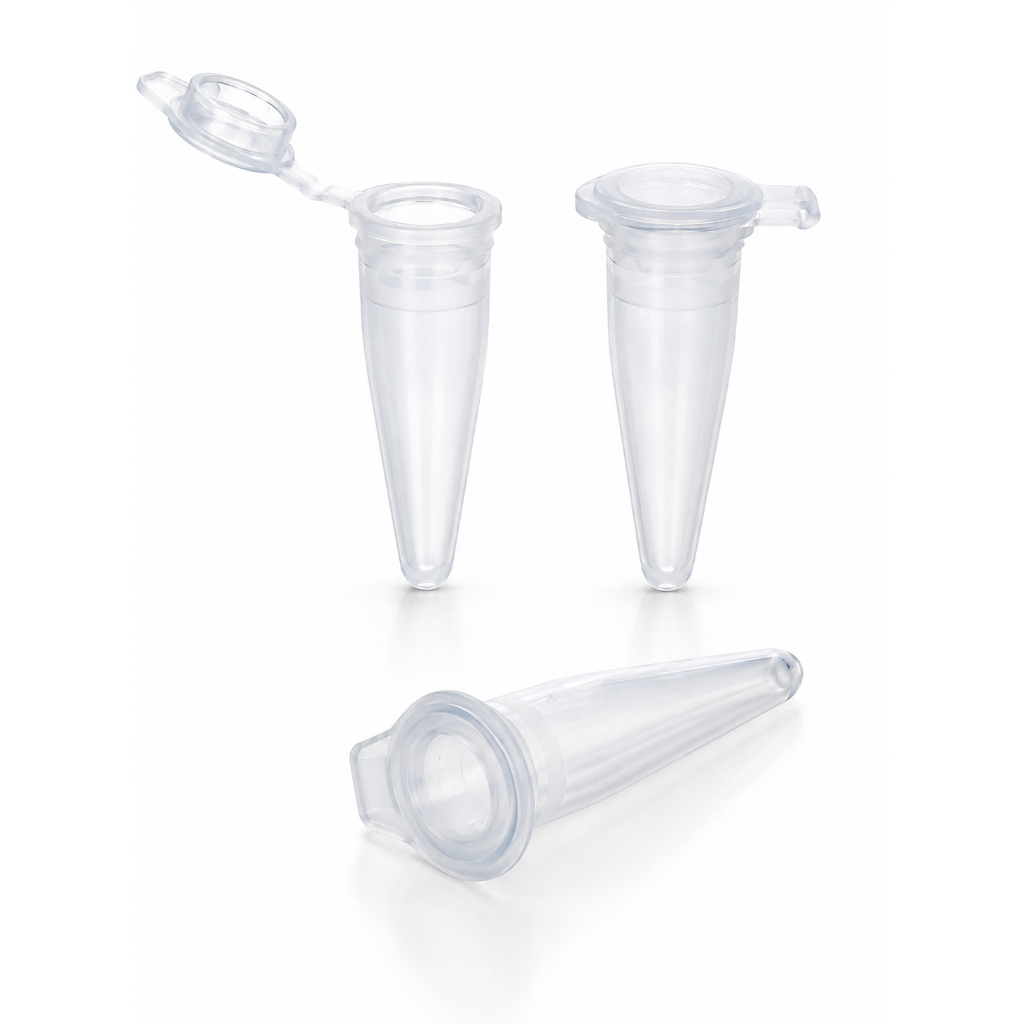 Microtubo Cônico 0,6ml Interno e 0,65ml Externo Neutro