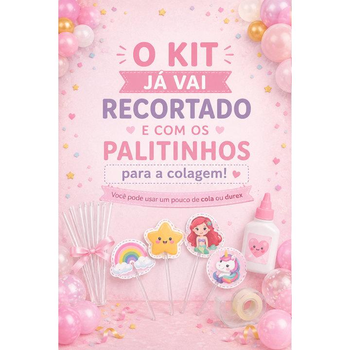 Kit festa em casa Nossa senhora Aparecida — imagem 2 de 2