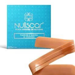 NullScar Abdômen M Fita Silicone Rosa Mosqueta 4,5 x 35 cm