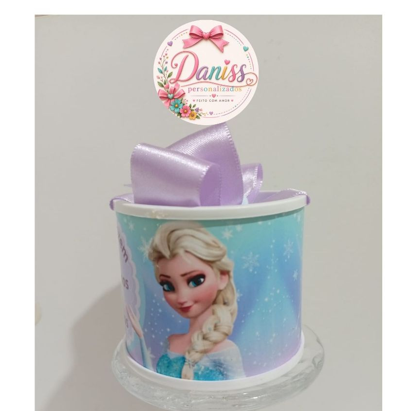 Kit Tubolatas 5x6 FROZEN   Personalizada para Aniversário Infantil / Lembrancinha / Aniversário