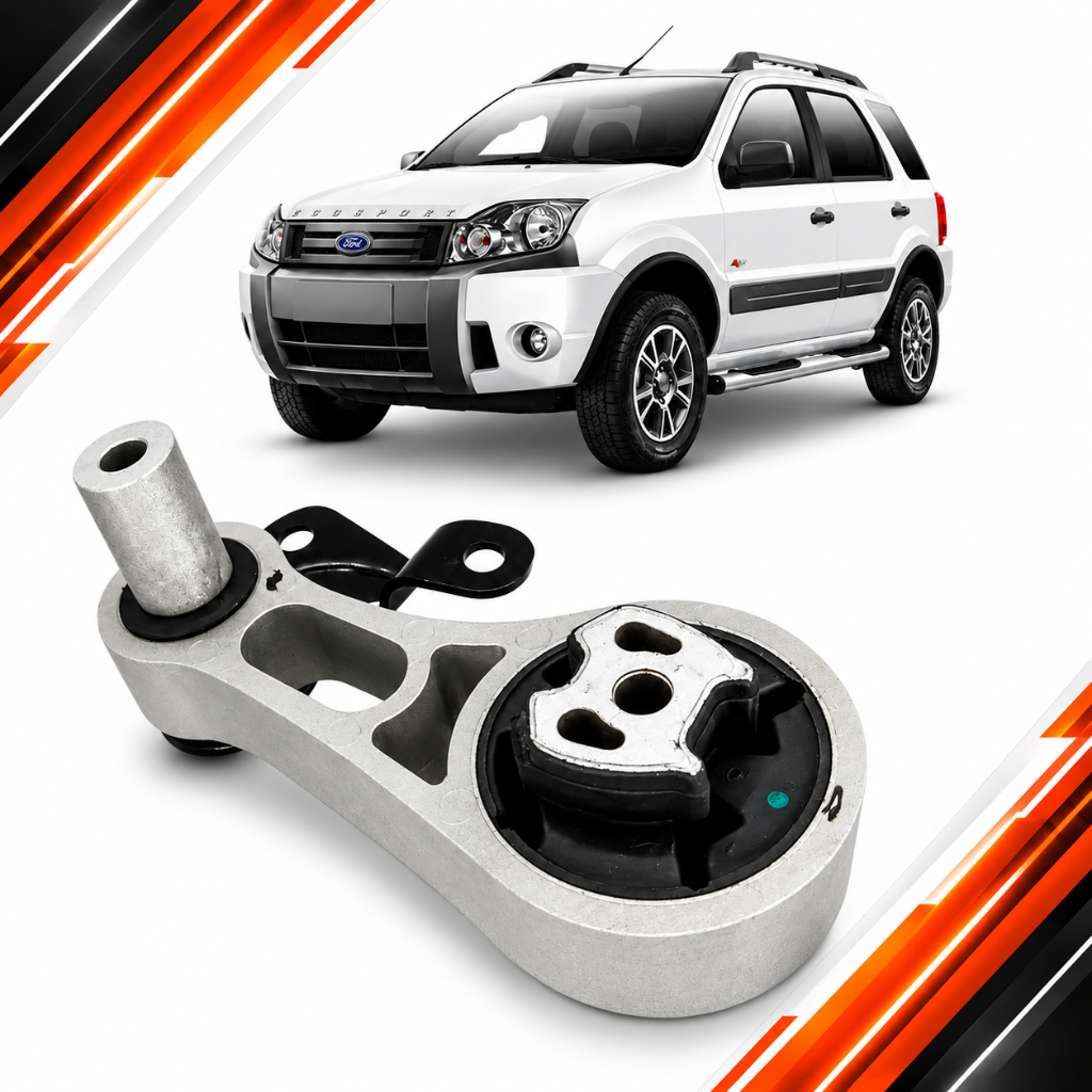 Imagem Coxim Câmbio Traseiro Inferior Manual Ford Ecosport 1.6 Sigma 2012 2013 2014 2015 2016 2017