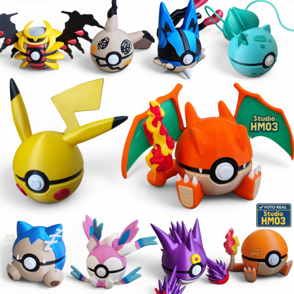 Pokebola Pokémon – Pokeball Colecionável Geek Decoração Nerd Anime