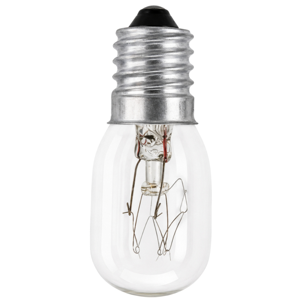 Mini Lâmpada Tubular E14  Incandescente 15W para Uso em Geladeira Refrigerador 127V - Bestfer