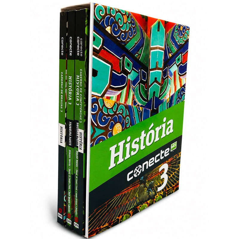 Box História Conecte 3 – Coleção Completa com 3 Volumes + Caderno de Revisão | Ensino Médio
