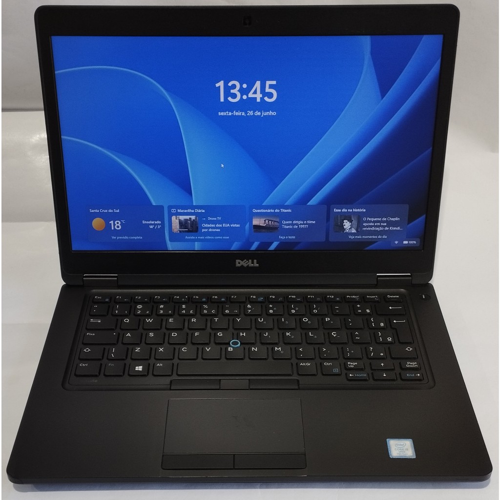 Notebook Dell Latitude 5480 - Intel Core I5-7300U - 8GB RAM - SSD 240GB  - Windows 11