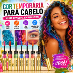 Máscara Colorida Temporária para Cabelo Formbo - 6 Cores