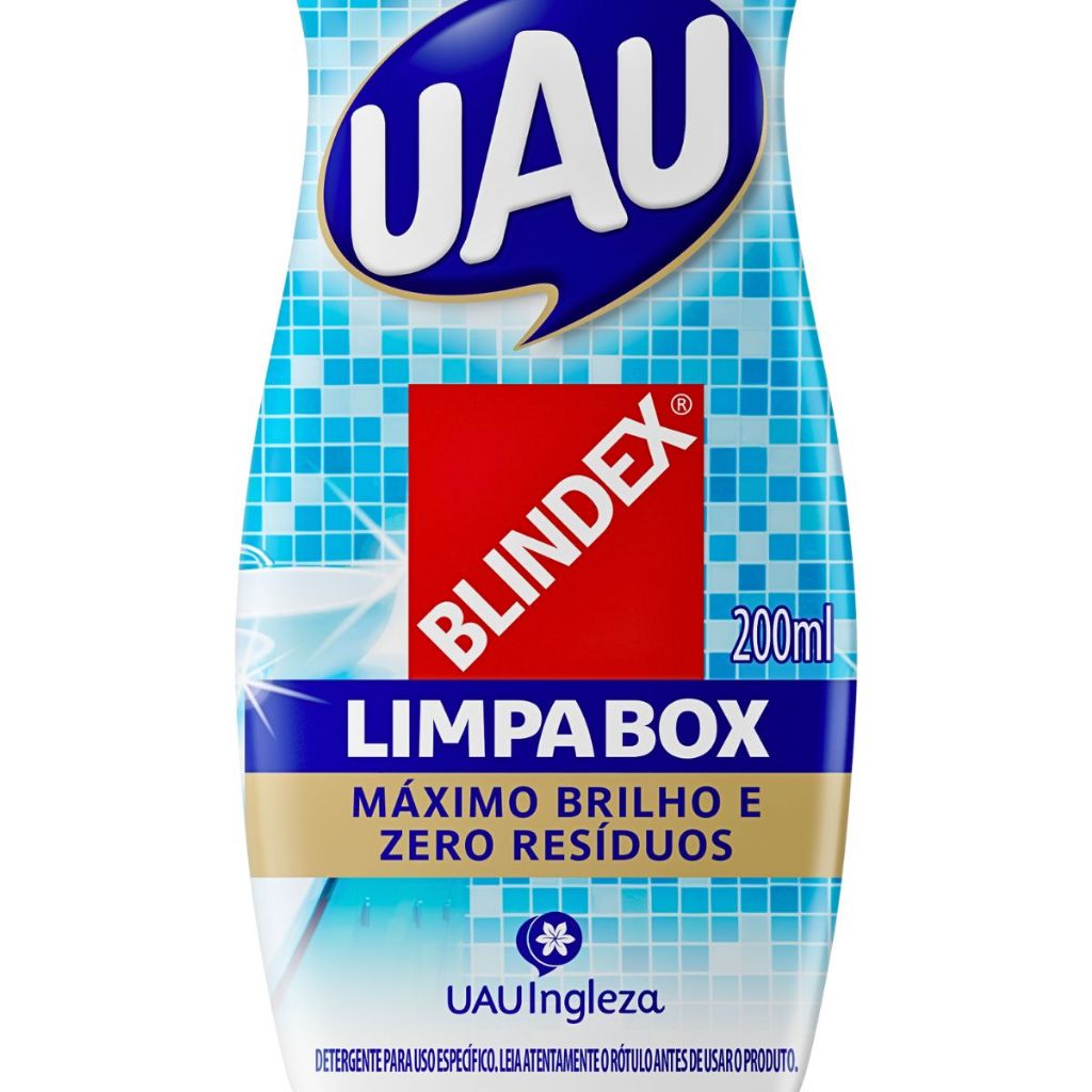 Kit 2un Detergente Limpa Box Blindex UAU 200ml cada · foto 2