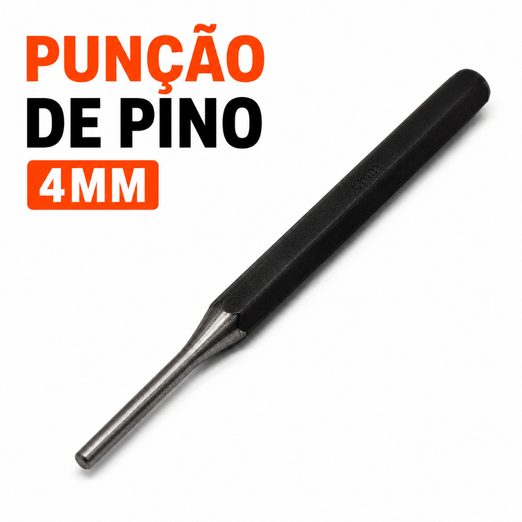 Punção Pino 4mm Alta Precisão