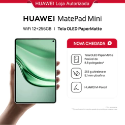 HUAWEI MatePad Mini | Tela Oled Fullview | 6400mAh | WiFi | Bateria de 6400 mAh | 2,5k e 120 Hz