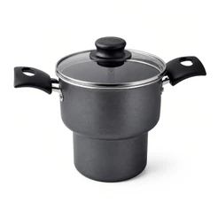 Cuscuzeira Tramontina Turim Alumínio Starflon Chumbo 14cm