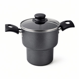 Cuscuzeira Tramontina Turim Alumínio Starflon Chumbo 14cm