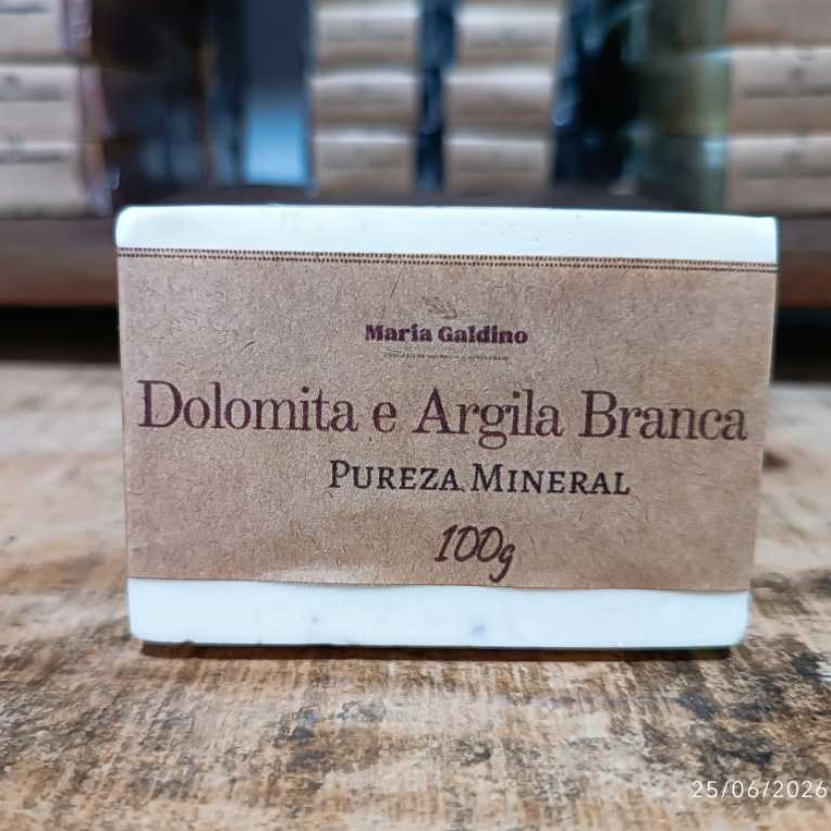 Sabonete Dolomita e Argila Branca Manchas,Melasma,Espinhas, Clareador Acne