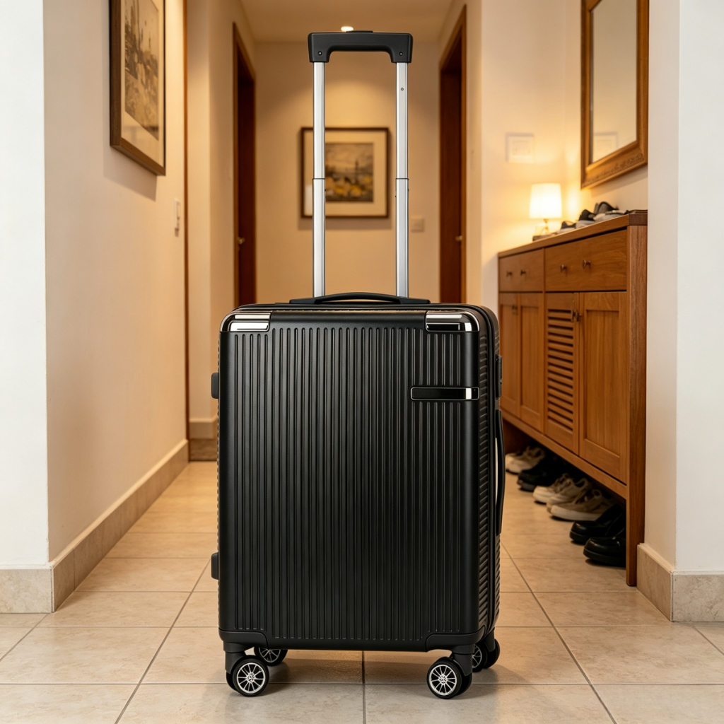 （10KG/9KG）kit de Mala De Viagem 10 KG 9KG 4 Roda Gira 360 Grau Fibra + Frasqueira -V7 — imagem 2 de 2