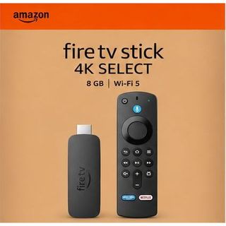 Amazon Fire Stick TV 4k Select Alexa Comando de Voz Original - Preto