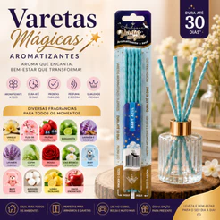 Varetas Mágicas Aromatizantes A Seco Para Carro Armário Guarda Roupa Bolsa E Ambiente
