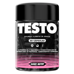 Testo Feminy Suplemento Feminino | Vitaminas, Minerais Zinco Boro e Magnésio 60 Cápsulas - Body Nutry