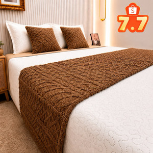 Kit Peseira Para Cama 3 Peças 2 Capas de Almofadas Decorativa Flannel Fofinho Macio Casal Queen King