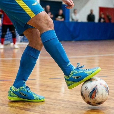 Chuteira Adulto Masculino Futsal Tenis Quadra Salão Original Leve Macio Confortavel Antiderrapante Homem