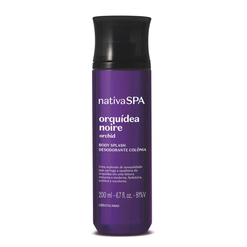 Perfume Feminino Orquídea Noire 200ml - Fragrância Exótica e Cruelty Free