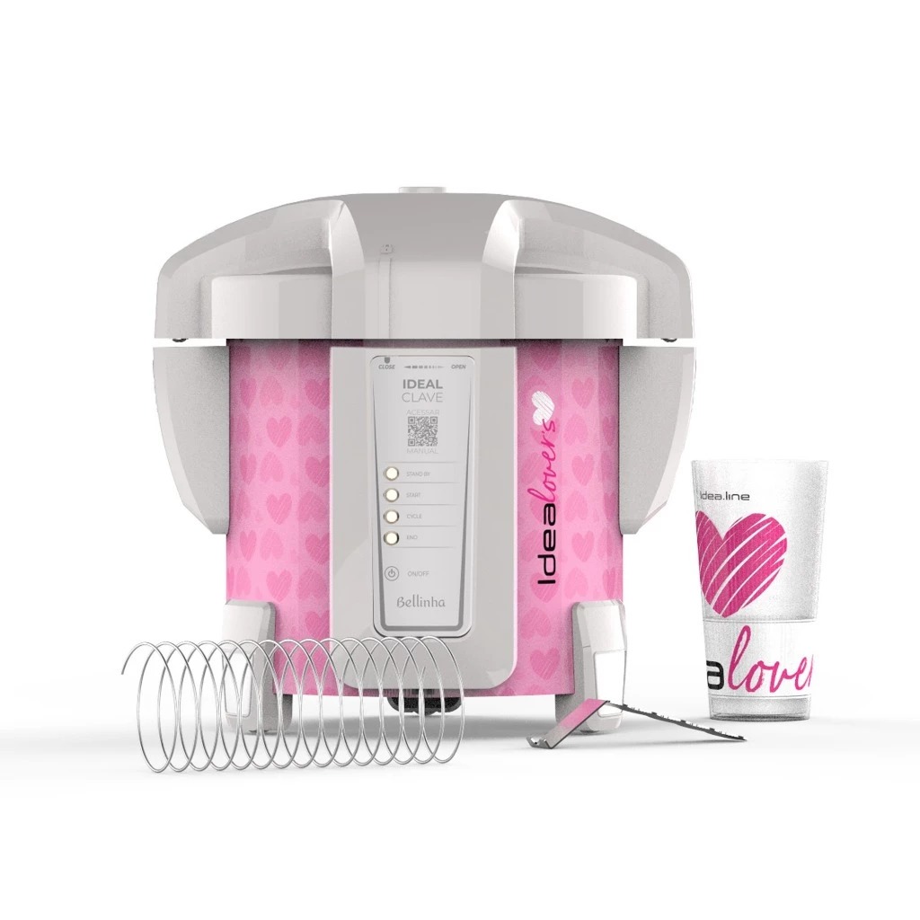 Autoclave Manicure Bellinha 5L Tecnologia DVM Com Anvisa Dispensa Água Destilada 110/220 + Brindes