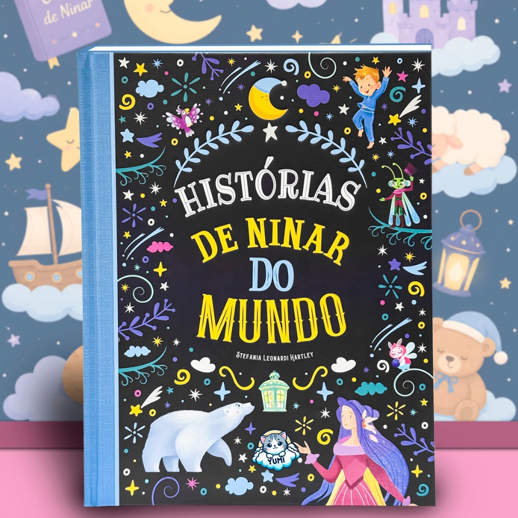 Livro Infantil Histórias de Ninar do Mundo | Contos Clássicos Colecionável | Cap