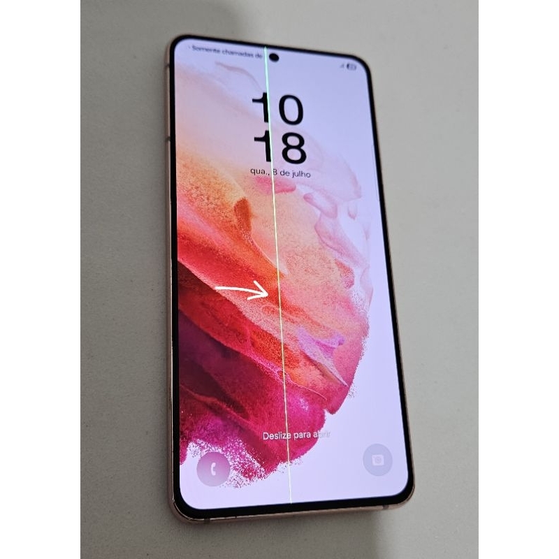 Samsung Galaxy S21 5G 128GB (USADO e COM LINHA VERTICAL) SM-G991B