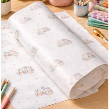 Papel Seda Personalizado 35g - 20x20 cm — imagem 2 de 2