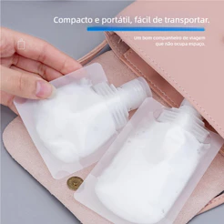 Embalagem multiuso 50ml e 100ml para cosméticos, shampoo e loção corporal