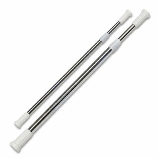 Varão Extensível Inox Cortina Pia de Cozinha, Cortina Box Banheiro, Cortina de Porta Retrátil