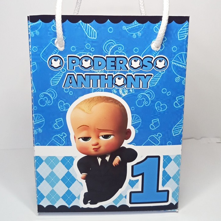 Lembrancinha  PODEROSO CHEFINHO  Sacolinha Surpresa Personalizada  PEGUE E MONTE