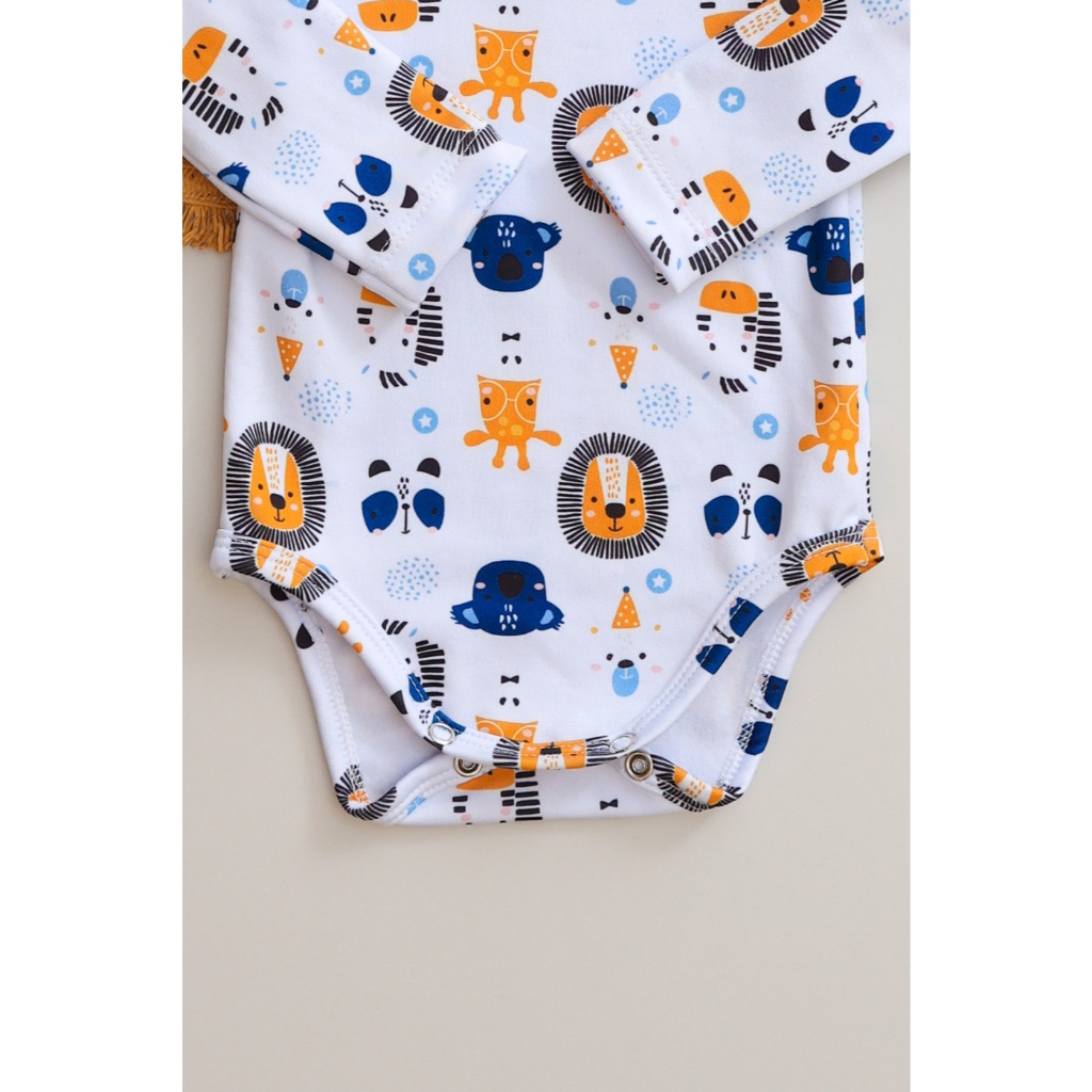 Conjunto Termico Bebê Pagão Longo Leãozinho