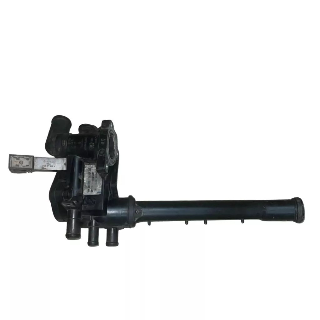 Carcaça Válvula Termostática com Tubo Água Cavalete Volkswagen Gol Fox 2004 2005 2006 2007 2008 2009 2010 032121065J