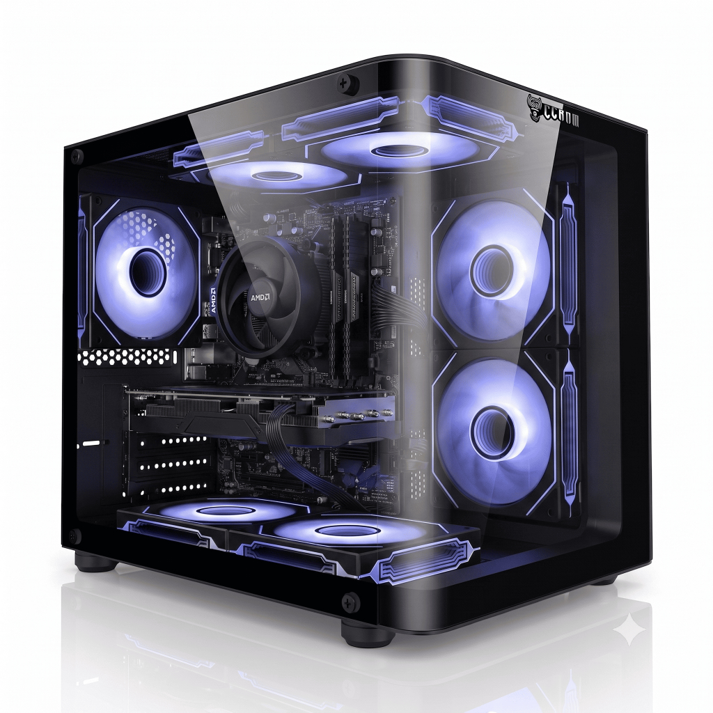 PC Gamer Baruc III, Ryzen 5 5500, GTX 1660 SUPER 6GB, 16GB DDR4, SSD 480GB, Fonte 500W 80 Plus